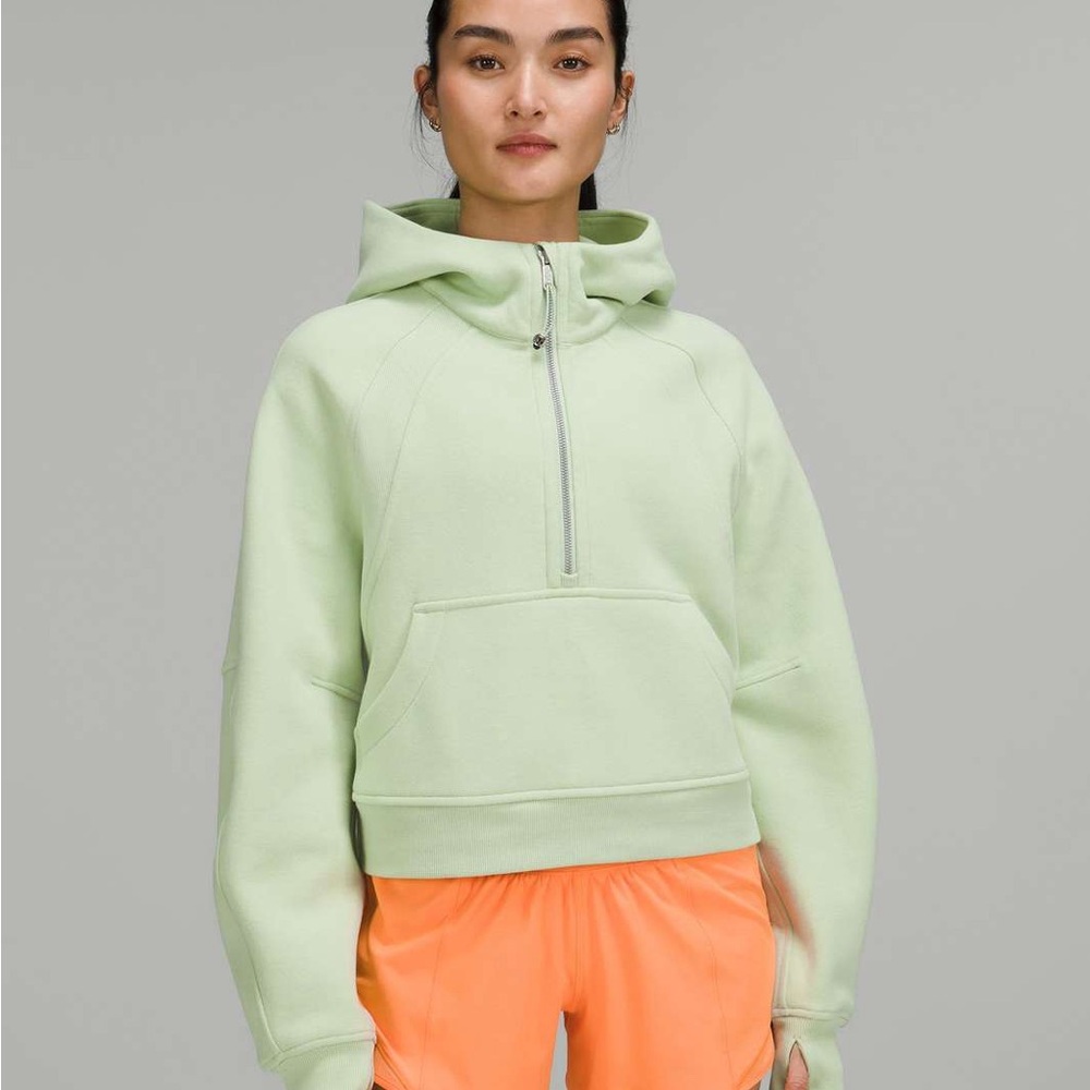 Light Green Scuba Hoodie